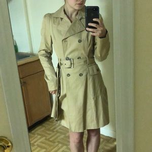 BRAND NEW ZARA CAMEL TRENCH RAIN COAT ✨